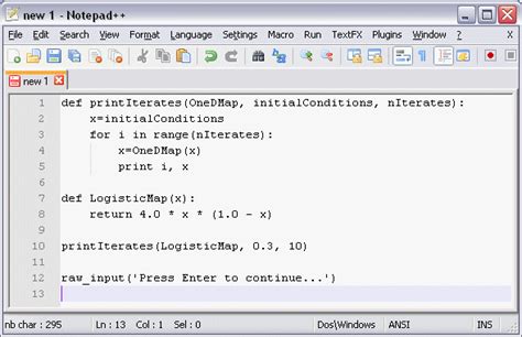 can we write python code in notepad