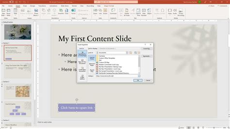 can you add a hyperlink to an image in powerpoint