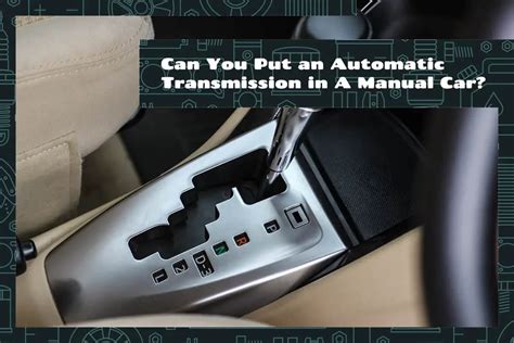 can you change a manual into an automatic