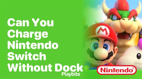 can you charge a switch without the dock
