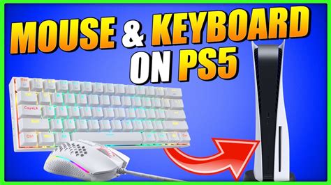 can you connect a wireless mouse and keyboard to ps5