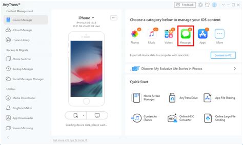 can you connect iphone messages to pc