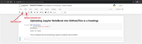 can you connect jupyter notebook to github