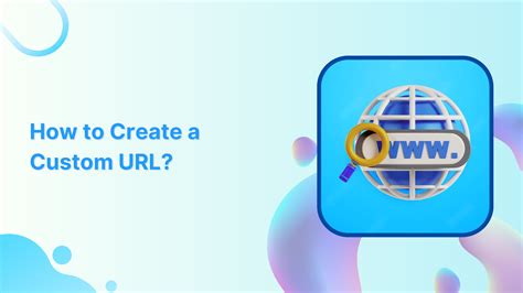 can you customize a url