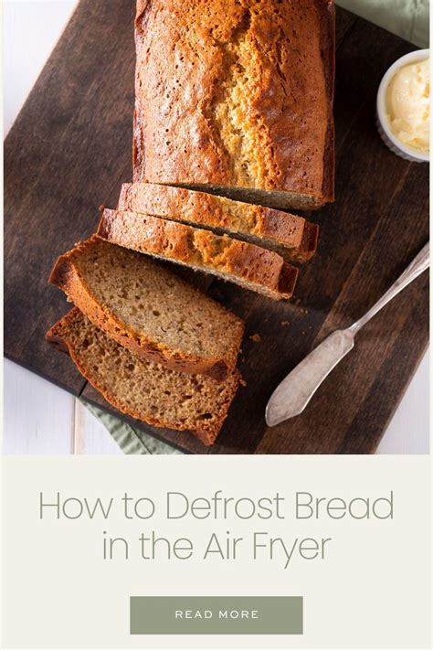 can you defrost bread in an air fryer