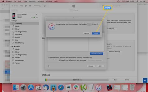 can you delete iphone backups from computer