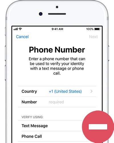 can you delete phone number from apple id