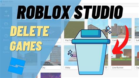 can you delete roblox studio games