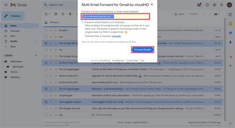 can you divert incoming emails to another email address