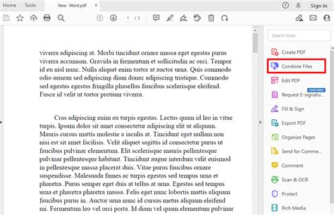 can you do a mail merge in a pdf document