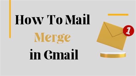 can you do a mail merge in gmail