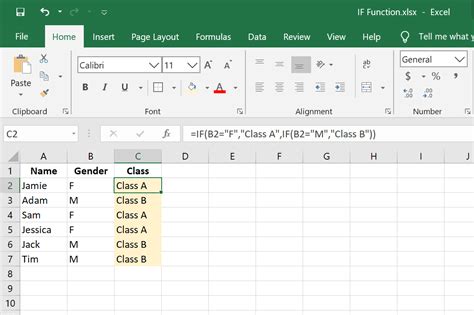 can you do if and statements in excel