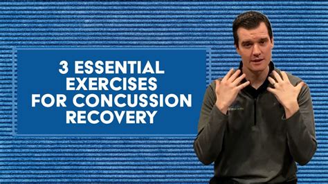 can you do light exercise with a concussion