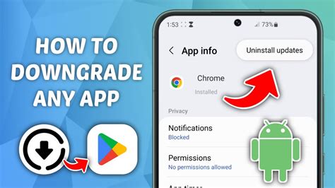 can you downgrade an android version