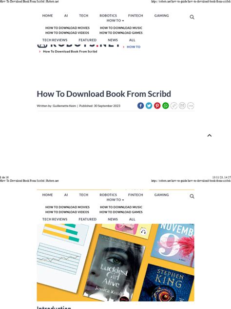 can you download books from scribd