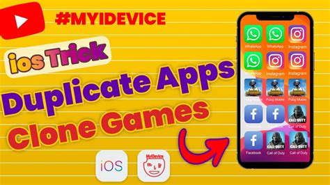 can you duplicate apps on ios