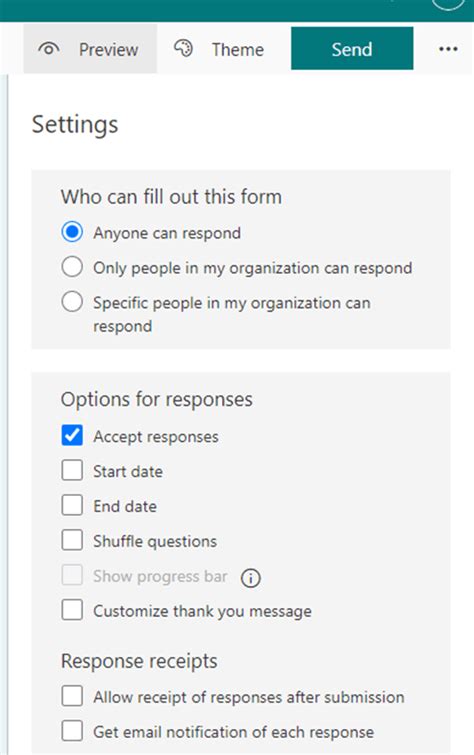can you edit someone's response on microsoft forms