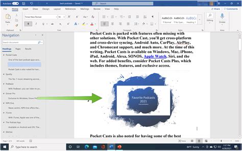 can you embed a word document in powerpoint