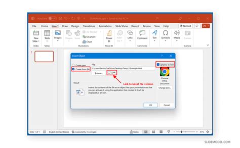 can you embed html code in powerpoint