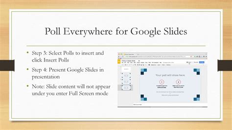 can you embed poll everywhere into google slides