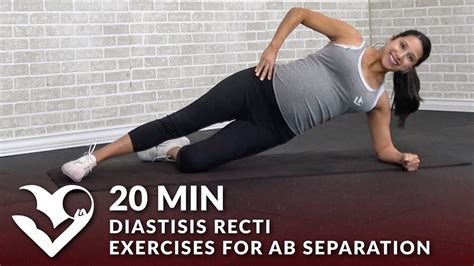 can you exercise with ab separation