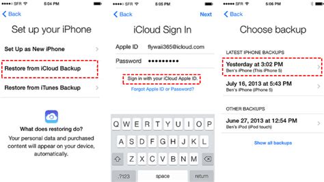 can you find old icloud backups