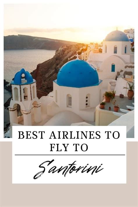 can you fly to santorini