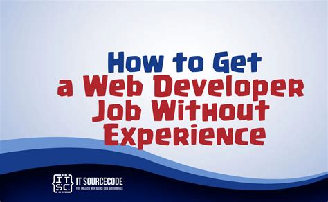 can you get a web developer job without experience