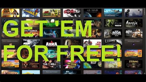 can you get games on steam for free