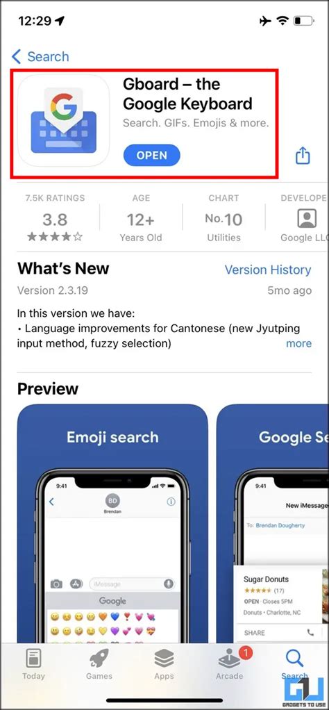 can you get google keyboard on iphone