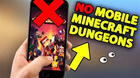can you get minecraft dungeons on mobile