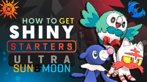 can you get shiny starters in ultra sun and moon