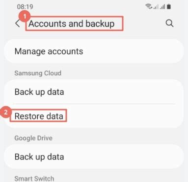can you get your data back after factory reset android