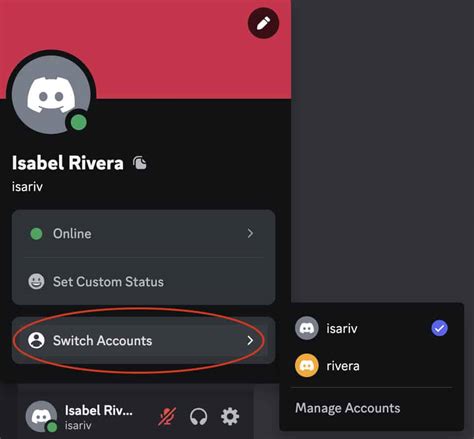 can you have multiple discord accounts on mobile