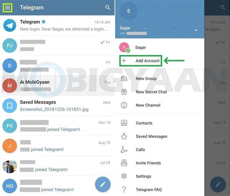 can you have two telegram accounts with one phone number