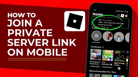 can you join roblox private server links on mobile