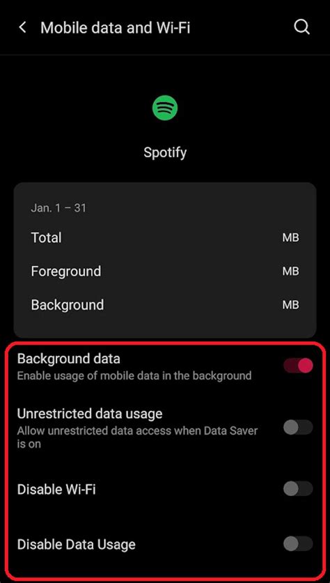 can you listen to spotify with mobile data