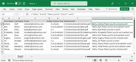 can you mail merge from excel to outlook email