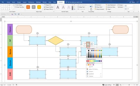 can you make a process map in word