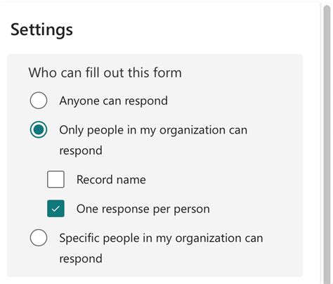 can you make microsoft forms not anonymous