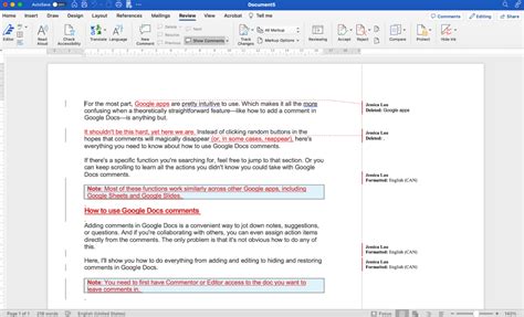 can you merge two word documents with comments and track changes