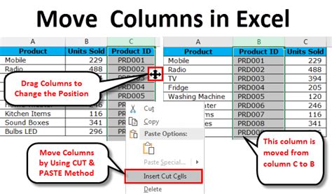 can you move rows to columns in excel