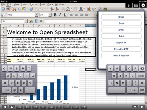 can you open an excel spreadsheet on an ipad