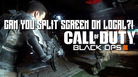 can you play cod bo3 split screen on pc