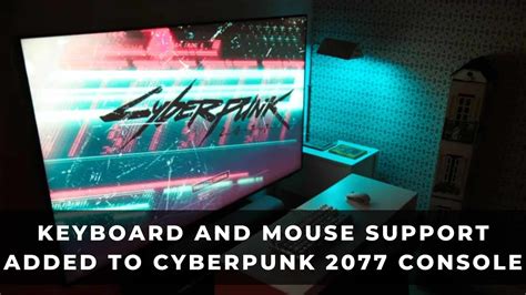 can you play cyberpunk on ps4 with keyboard and mouse