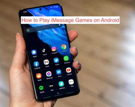 can you play imessage games on android