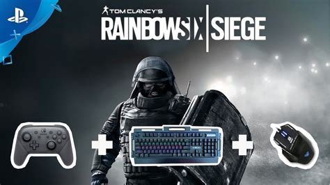 can you play siege with keyboard and mouse on ps4