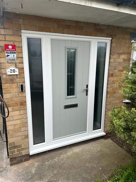 can you put a window in a composite door