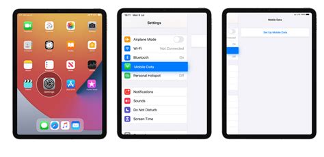 can you put mobile data on a tablet