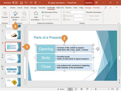 can you put two animations on one picture in powerpoint